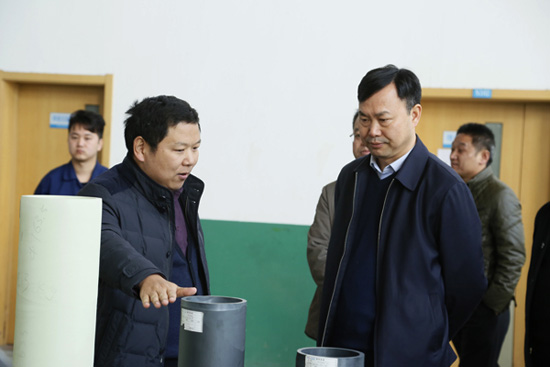 孟津县委书记黄玉国莅临调研jiuyou.com新资料项目建设运营情况